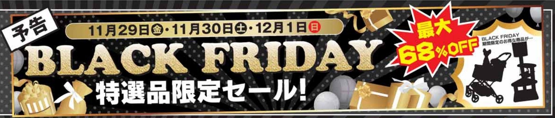 BLACK FRIDAY特選品限定セール